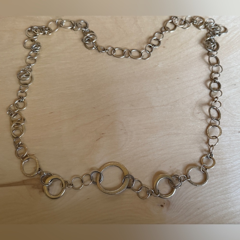 Stylish Gold Chain Necklace - Picture 3 of 3